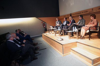 El gerent del Parc Científic de Lleida, Josep Clotet, ha participat en el col·loqui sobre la innovació com a motor econòmic de Lleida i Catalunya al ….