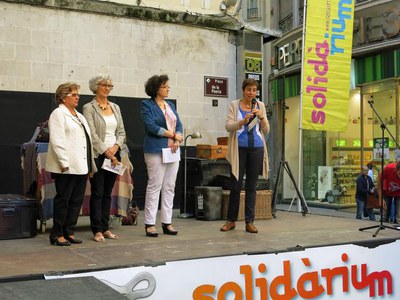 Marta Camps i Maria Rosa Ball, en l'onzena edició de Solidàrium.
