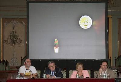 Durant el transcurs del lliurament del guardó, s'ha projectat l'obra guanyadora "L'altra cara de la Lluna".