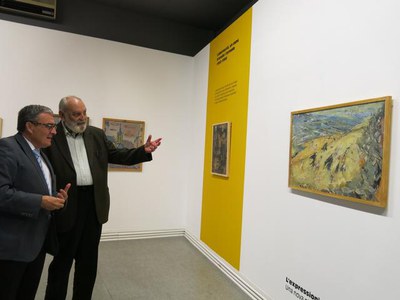La mostra és una exposició antològica que compta amb 140 peces de pintura, dibuix i gravat i que estan exposades en dos espais.