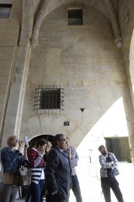 La 2a fase de rehabilitació de l'Arc del Pont s’ha centrat en la volta de creueria del segle XV.