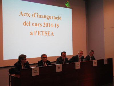 Pere Astals, enginyer agrònom i President de la Federación de Industrias de Alimentación y Bebidas, ha pronunciat la conferència “Alimentamos el futu….