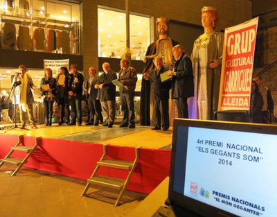 Marta Camps ha participat en el lliurament dels XVII Premis Nacionals de Fotografia “El Món Geganter 2014”.