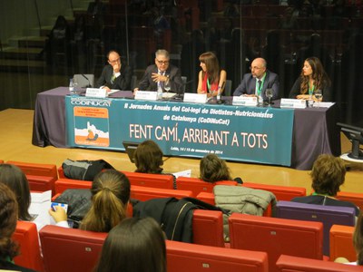 Lleida acull per primera vegada les II Jornades Anuals del Col·legi de Dietistes-Nutricionistes de Catalunya.
