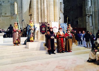 L'acte solemne del Mig Any Fester s'ha fet a la nau central de la Seu Vella.