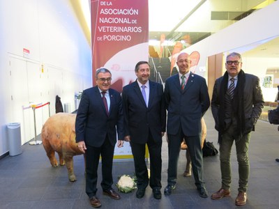 El IV Congrés de l'Associació Nacional de Veterinaris del Porcí s'ha celebrat a la Llotja.