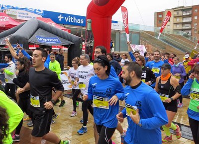 El regidor Txema Alonso ha donat el tret de sortida a la II cursa Sansi.