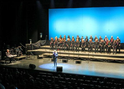 Actuació del Mississippi Mass Choir a la Llotja, amb la col·laboració especial del cor de l’Orfeó Lleidatà.