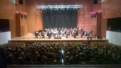 L'Auditori ha acollit aquest divendres el Concert de Nadal de les orquestres i agrupacions del conservatori i de l’Escola Municipal de Música de Llei….