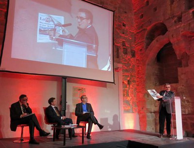 L’alcalde Ros ha felicitat La Mañana per reinventar-se i mantenir un projecte amb futur.