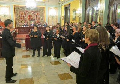 Cada any es presenta i s'estrena una Nadala. Enguany "Pels volts de Nadal" amb lletra d'Anna Agustí i música de Robert Faltus.