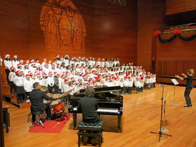 La cantanta “El somni del Nadal" ha posat punt i final al Cicle de Nadal 2014.