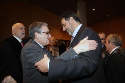 El paer en cap ha desitjat molts èxits al nou degà del Col·legi d'Advocats de Lleida.