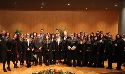L’alcalde de Lleida, Àngel Ros, ha assistit a la celebració dela festivitat del seu patró, Sant Raimon de Penyafort.