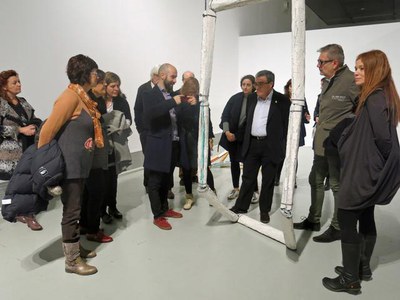 Àngel Ros: “La Biennal d’Art Leandre Cristòfol contribueix a impulsar l’activitat dels creadors artístics i a que Lleida tingui una col·lecció d’art ….