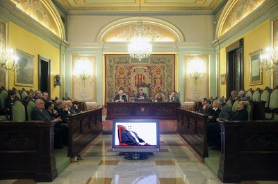 Lleida reconeix la trajectòria i el llegat cultural i ciutadà de Víctor Torres amb un acte al Saló de Sessions de la Paeria.
