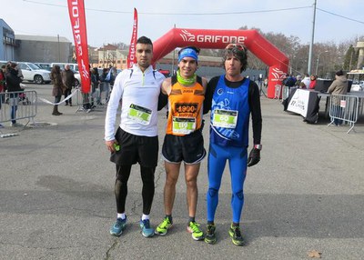 Antoni Carulla, Jaume Grau i Mohammed Tahri, el podi de la II Cursa de la Boira en el marc del STM.