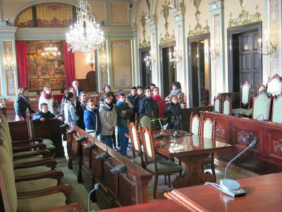 Els nens i nenes han conegut de primera mà el funcionament de l’Ajuntament i la història de la ciutat..