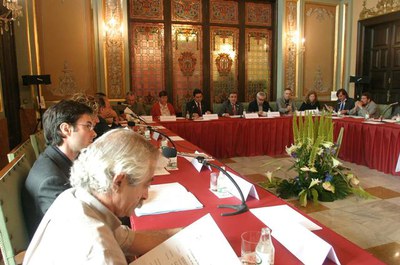 La reunió ha tingut lloc al Saló de Sessions de la Paeria.