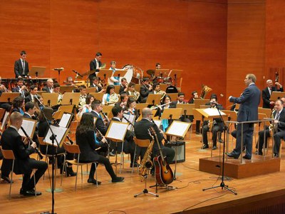 La BML en el concert d'aquesta tarda a l'Auditori, que han ofert amb Folls i Nocturns.