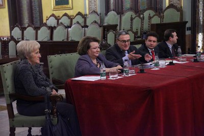 Pregó al Saló de Sessions de la Paeria de les Jornades Culturals de la Casa de Andalucía de Lleida.