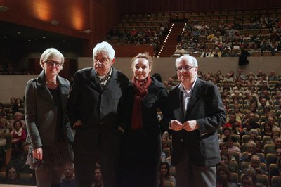 Nombrós públic ha seguit la xerrada sobre l'Alzheimer a l'Auditori Municipal Enric Granados..