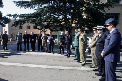 Inauguració dels tòtems informatius sobre les Casernes del Turó de Gardeny al Parc Científic.
