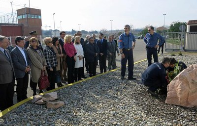L’alcalde de Lleida i diversos paers han acompanyat el Cos de Bombers en la seva diada patronal.