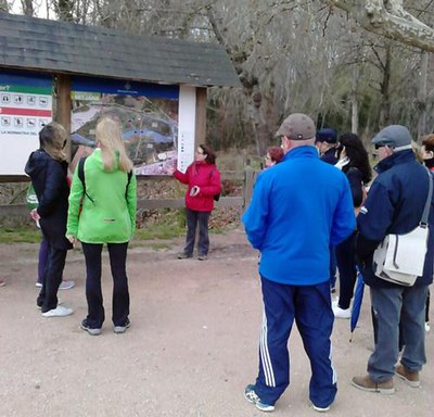 El Museu de l'Aigua ha fet aquest migdia una caminada pels espais de l’aigua de Lleida.