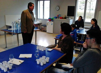 El tast d'aigües, aquesta tarda, al Museu de l'Aigua de Lleida.