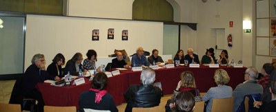 Encontre de creadors del festival Destí Poesia, a la Regidoria de Cultura.