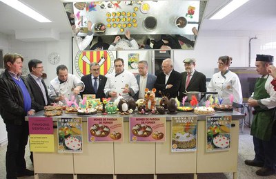 El Gremi de Forners prepara amb optimisme la campanya de mones de Pasqua d'enguany.