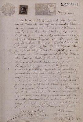 Imatge de l'Acta del Ple de la Paeria del 3 de gener de 1900, que es pot trobar al nou web de l'Arxiu Municipal de Lleida.