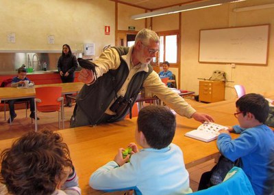 Taller d'anellament d'ocells, aquest dilluns, a la Mitjana.