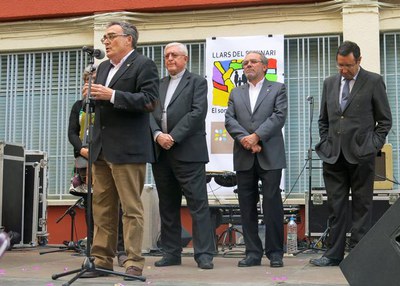 L’alcalde Ros ha destacat les Llars del Seminari com un projecte al servei de la cohesió i la justícia social.