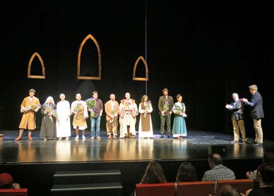 "Crims", inspirada en els processos del Tribunal de Coltellades, s'ha representat aquest diumenge a la Llotja.