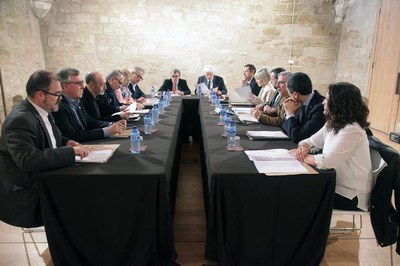 L’alcalde, Àngel Ros, nou president del Consorci del Turó de la Seu Vella.