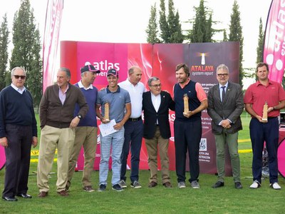 Lliurament de premis del torneig Pro-Am de golf a Lleida.