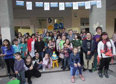 Àngel Ros destaca el treball de Down Lleida per la plena integració social i laboral dels nois i noies amb Síndrome de Down a Lleida.