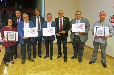 En la IX Trobada de les Penyes del FC Barcelona Lleida Sud i la Franja s'ha homenatjat les penyes i les institucions i empreses que hi han col·laborat.
