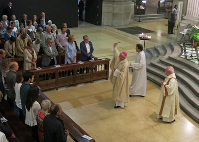 El bisbe de Lleida, Mons. Joan Piris, ha oficiat la missa a la Catedral Nova.
