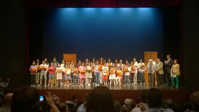 Foto de grup dels guanyadors..