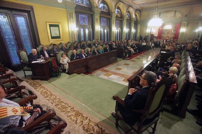 L'arquitecte Ramon Maria Puig ha estat el pregoner de la Festa Major de Maig d'enguany.