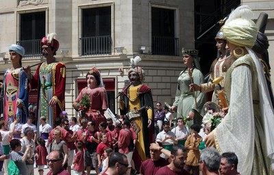 XXXII Trobada Gegantera amb motiu de les festes de la ciutat.