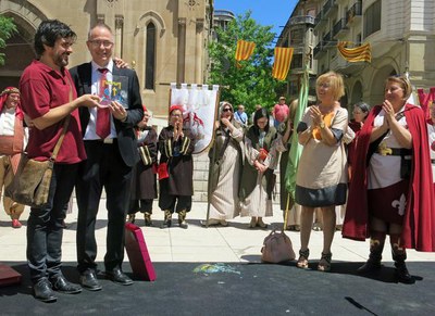Ilberband i la Banda Municipal de Fraga, guanyadores del concurs de bandes de la Festa de Moros i Cristians de Lleida.