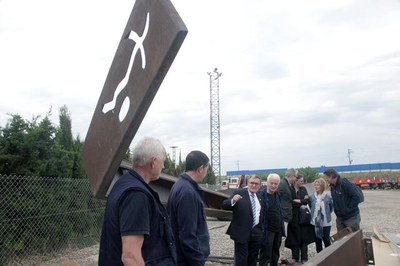 L’escultura commemora els 800 anys del Govern Municipal a Lleida.