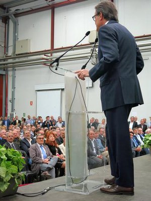 L'alcalde Ros ha assistit a l'acte commemoratiu dels 35 anys d'Indulleida, presidit per Artur Mas.