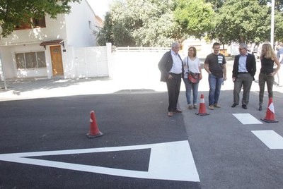 Els regidors Joan Gómez i Josep Barberà han visitat les actuacions que s'estan realitzant a Sucs i Raimat.