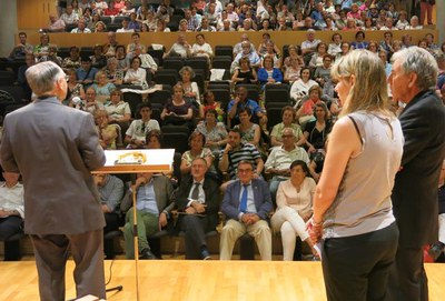 Homenatge a mòssen Joan Mora.