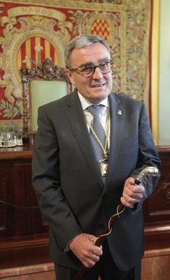 Àngel Ros ha estat reelegit alcalde de Lleida en l’acte solemne de constitució de la nova corporació de la Paeria.